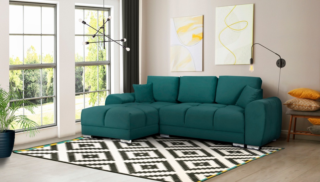 INOSIGN Ecksofa »Azzuro«, incl. Bettfunktion und Bettkasten