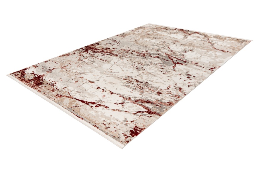 Obsession Teppich »My Memphis 381«, rechteckig, modernes Marmor 3D-Design, mit Fransen