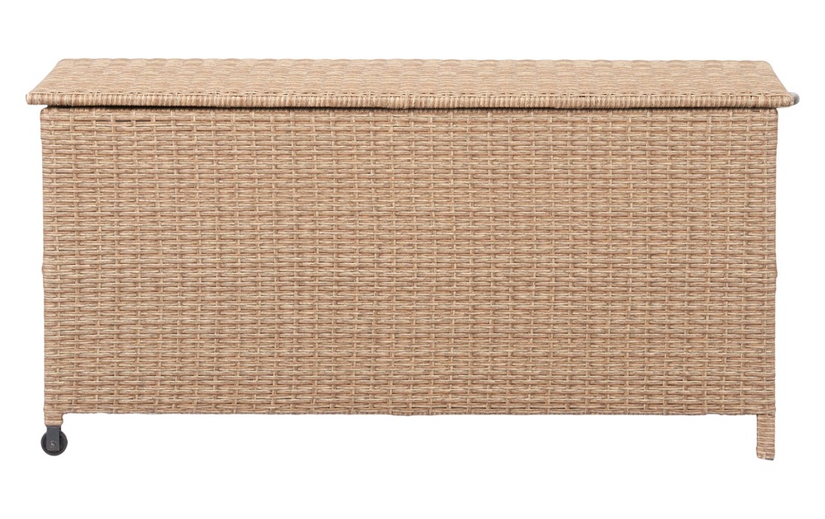 Schou Kissenbox Victor Rädern/PP/Rattan Nature