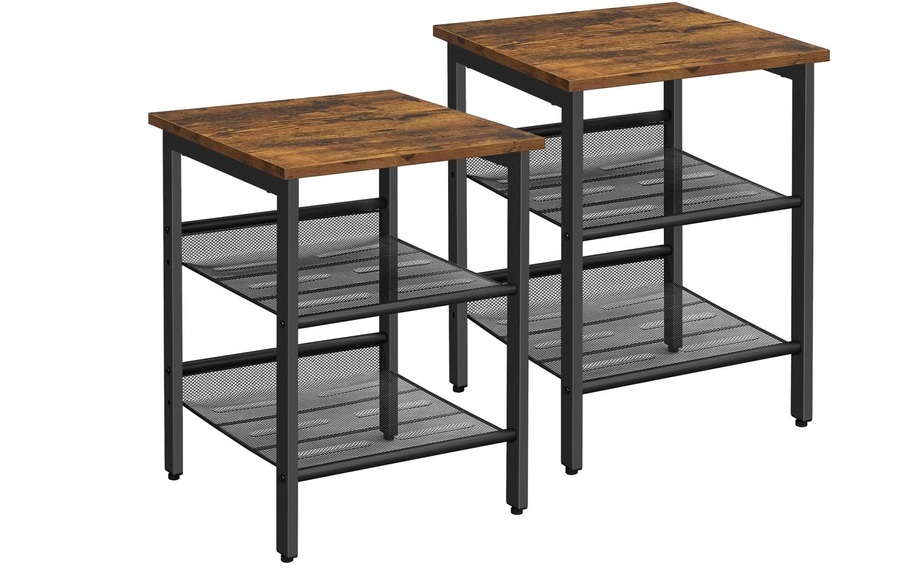 Vasagle - Nachttische, Beistelltisch-Set, 2er-Set Sofatische