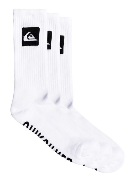 Quiksilver Crew Socks 3 Pack white 2019 40-45 Freizeitsocken