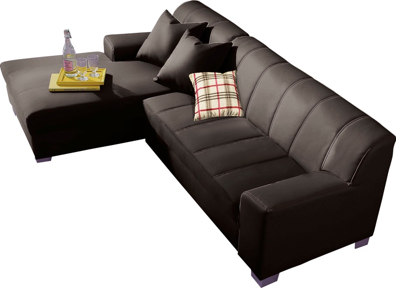 INOSIGN Ecksofa, wahlweise mit Bettfunktion