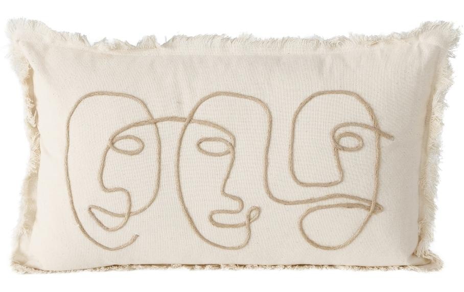 Boltze - Kissen Pica 50 cm x 30 cm, Beige