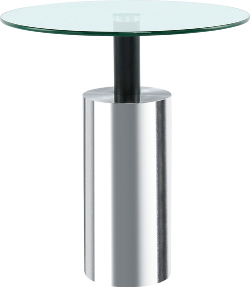 Kayoom Beistelltisch »Beistelltisch Rosanna 525«, runde Glas-Tischplatte