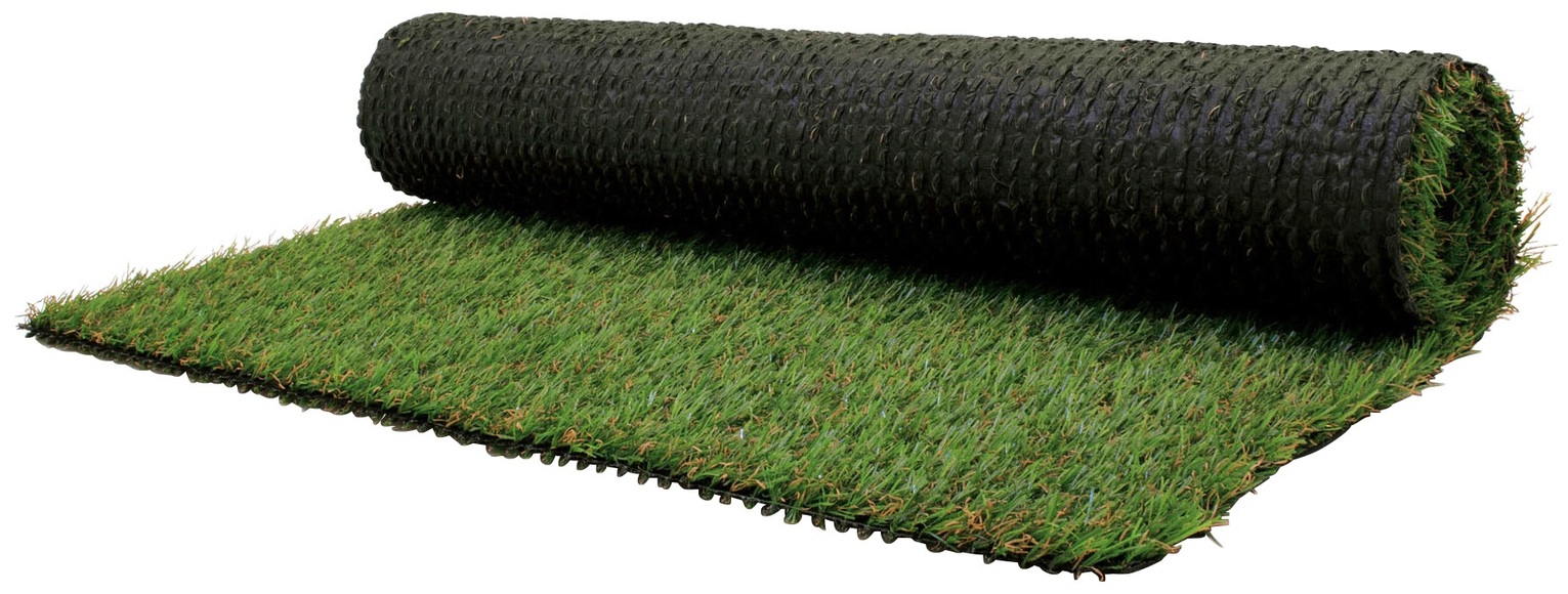 Primaflor-Ideen in Textil Kunstrasen »CAMELLIA«, rechteckig, 18 mm Höhe, Rasenteppich, realistische Optik, mit Drainagefunktion, strapazierfähig, wasserfest, UV-stabil & witterungsbeständig, ideal für Balkon, Terrasse