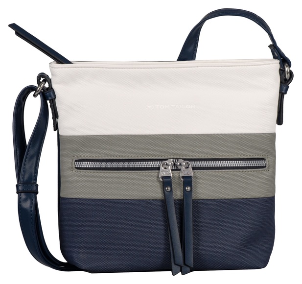 TOM TAILOR Umhängetasche »ELLEN SPECIAL Cross bag M«, mit modischem Streifenmuster