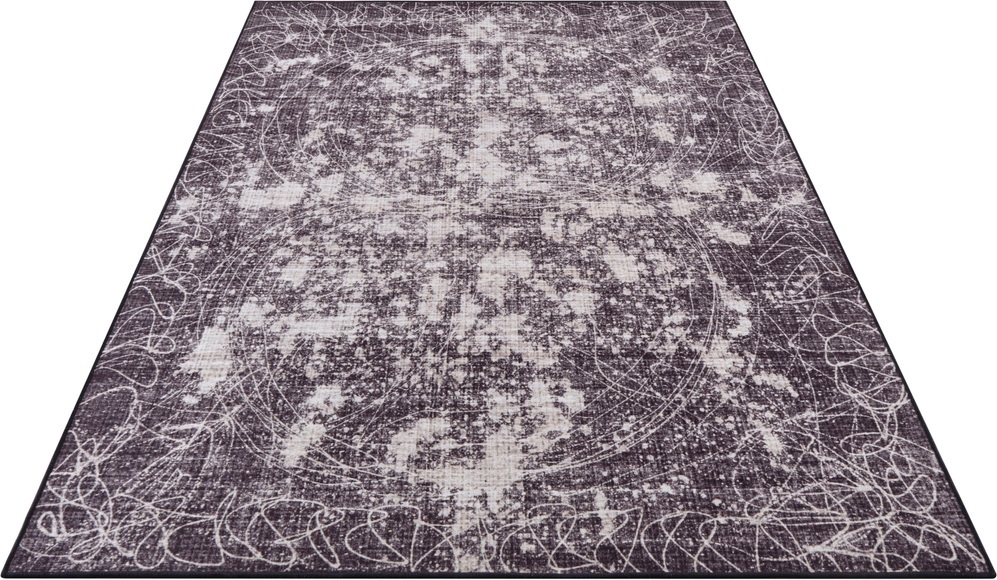 White Label - Teppich - 80 x 150 cm - Dunkelrot