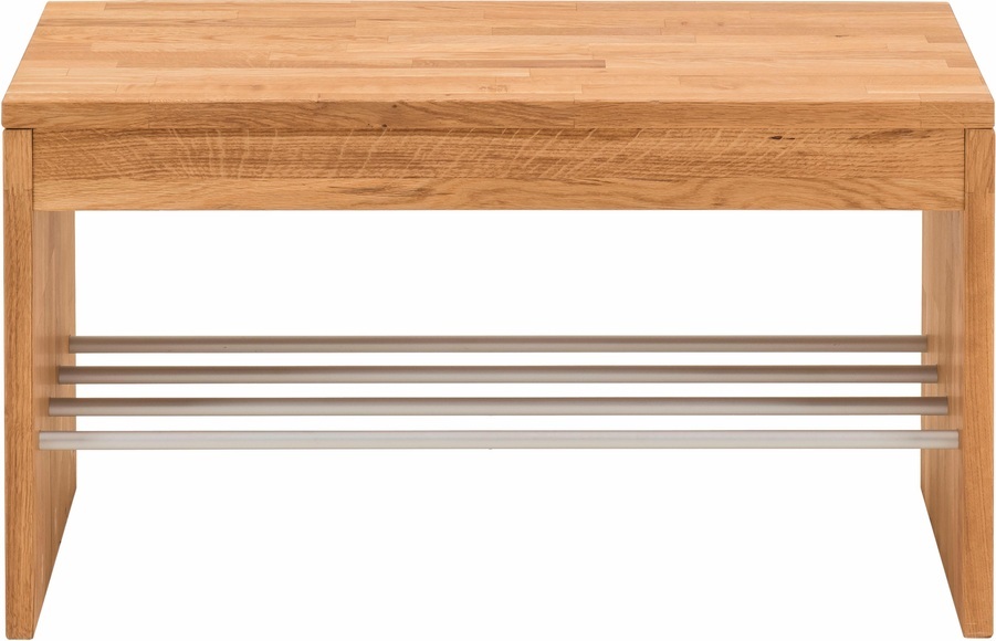 Home affaire Schuhbank »Dura«, aus schönem massiven Wildeichenholz, Breite 82 cm