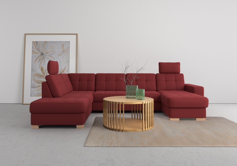 sit&more Wohnlandschaft, wahlweise mit Bettfunktion und Bettkasten