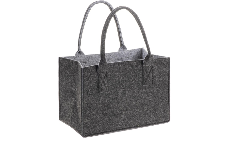 Glorex Tragetasche »bicolor, anthrazit/grau«