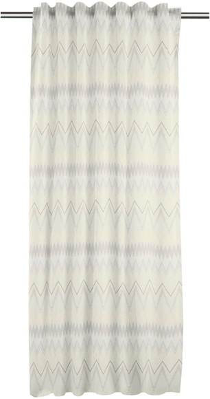 APELT Vorhang »Indira«, (1 St.), Fertigschla mit Universalband, Hochwertiger Jacquardstoff, midisches Zick-Zack-Muster, Made in Germany, Verwendung von New-Life Garn