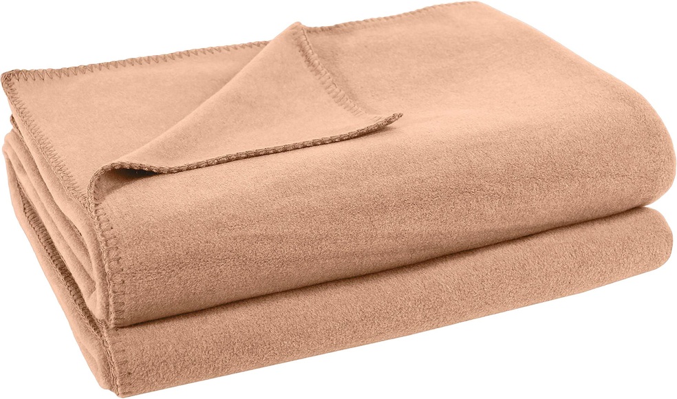 zoeppritz Wohndecke »Soft-Fleece«, mit Häkeleinfassung