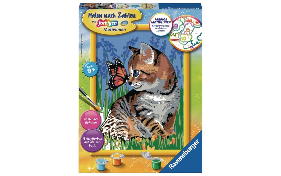 Ravensburger MnZ Serie D Katze mit Schmetterling