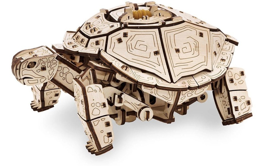 Ewa Puzzle - 3D Holz Modellbausatz - Schildkröte