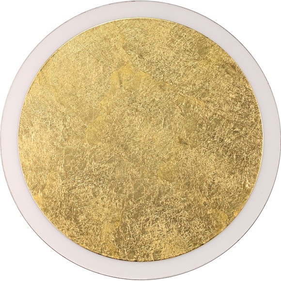 LED-Deckenleuchte Moon Ø 40 cm, gold