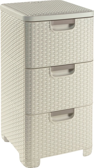 Curver Style Schubladenschrank 42 L Weiß 240645