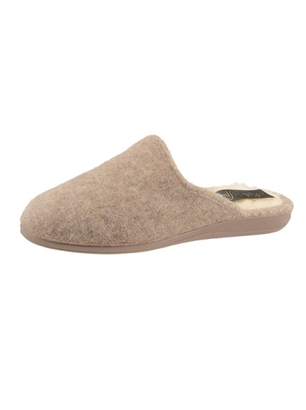 Pantoffel mit rutschhemmender Gummi-Laufsohle