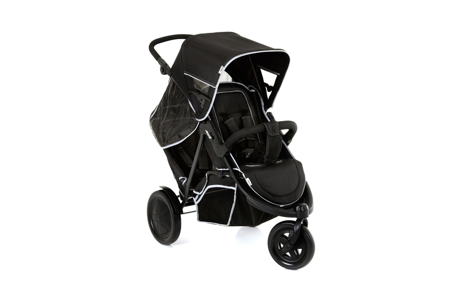HAUCK Geschwisterwagen Freerider 2018 black