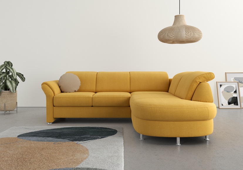 sit&more Ecksofa, wahlweise mit Bettfunktion, Bettkasten und Kopf- und Armteilverstellung