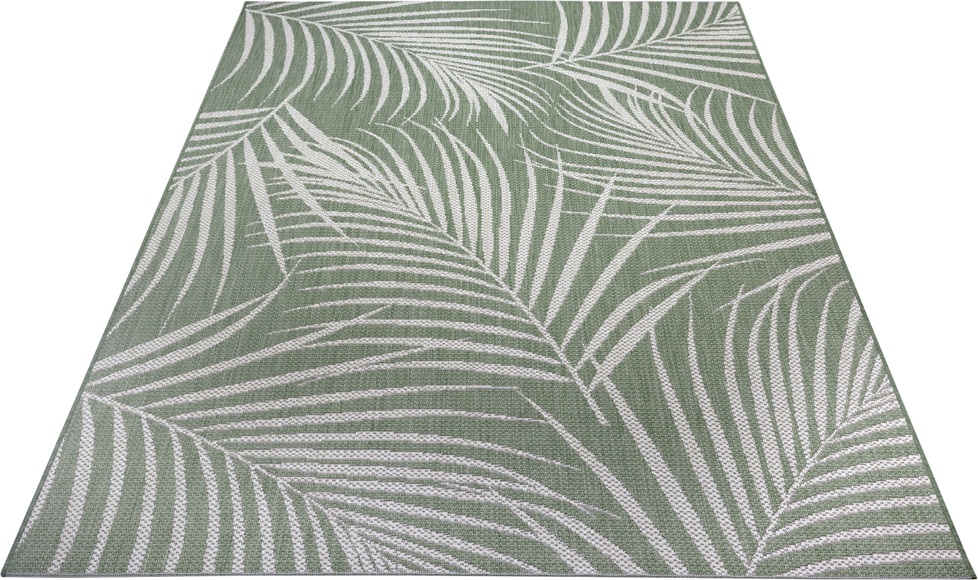 White Label - Teppich In-& Outdoor - 80 x 150 cm; - Grün Creme