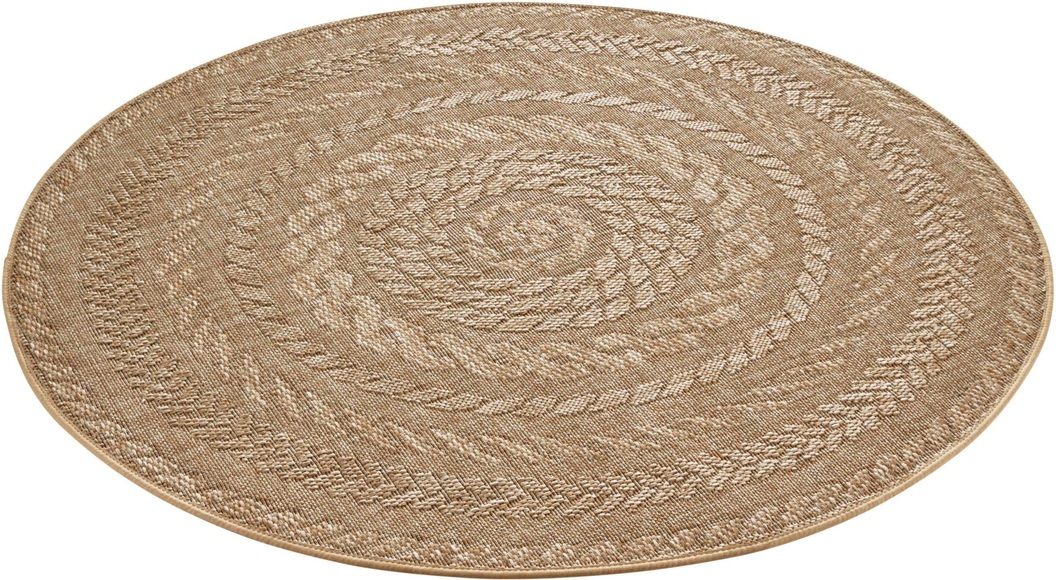 Teppich, »Almendro«, bougari, rund, Höhe 6 mm, maschinell gewebt