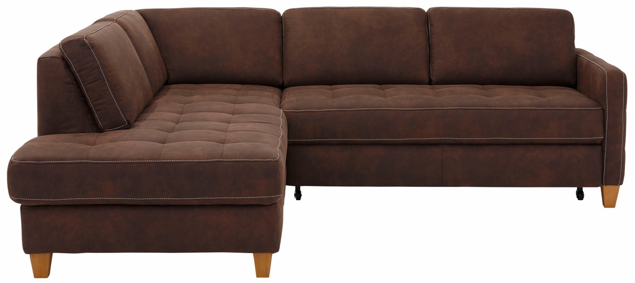 Home affaire Ecksofa »Earl«, wahlweise auch mit Bettfunktion oder Bettfunktion mit Bettkasten