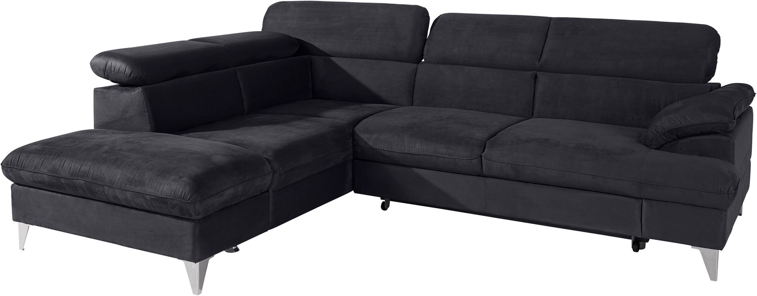 COTTA Ecksofa »Caluso«, inklusive Kopfteilverstellung, wahlweise mit Bettfunktion