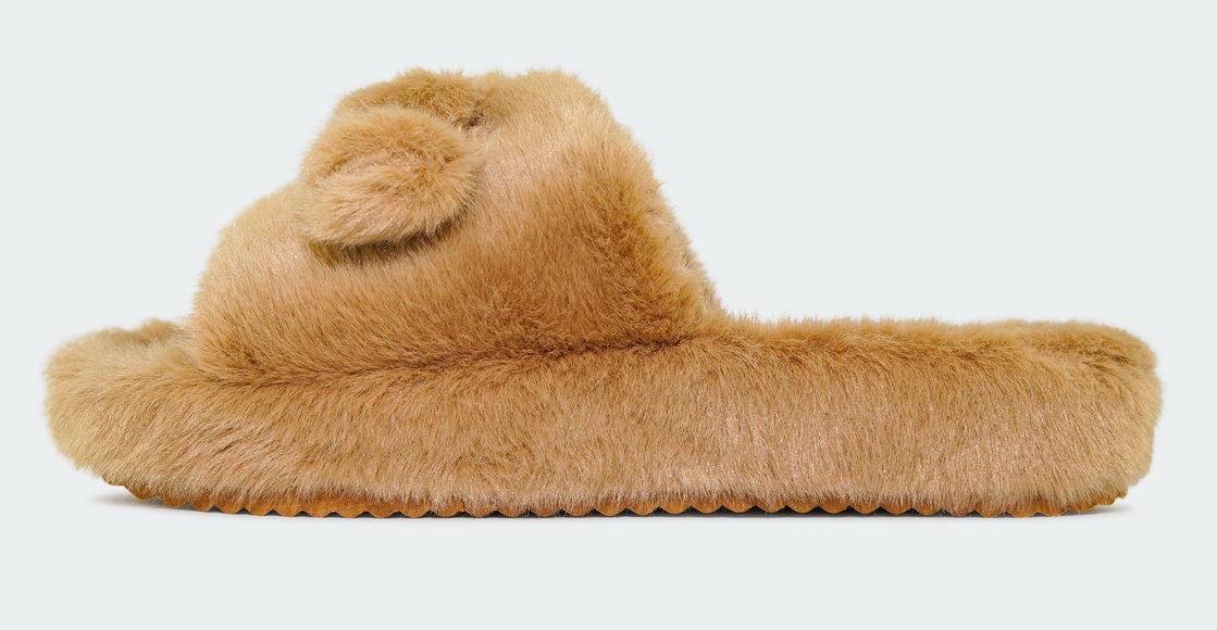 Flip Flop Pantoffel »slide*fur 2«, mit kuscheliger Innensohle