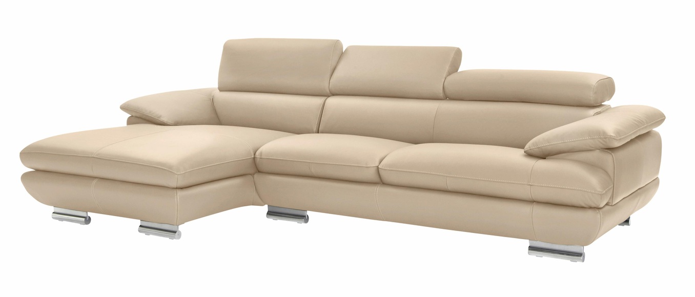 CALIA ITALIA Ecksofa »Magic«, in 2 Lederqualitäten