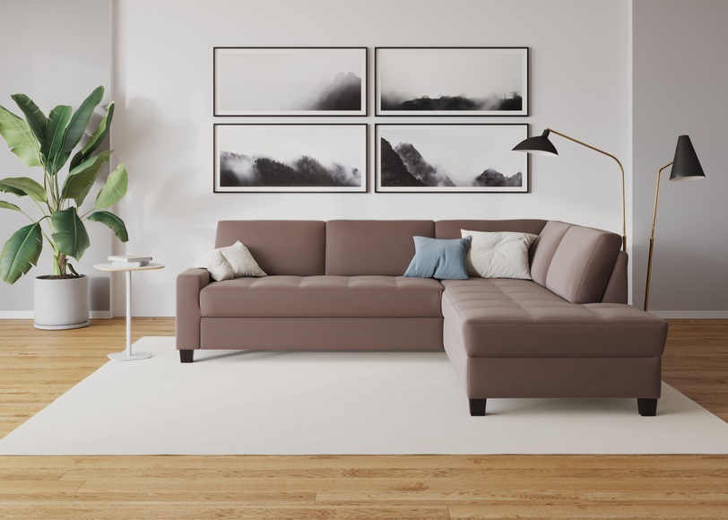DOMO collection Ecksofa »Florentina«, wahlweise mit Bettfunktion