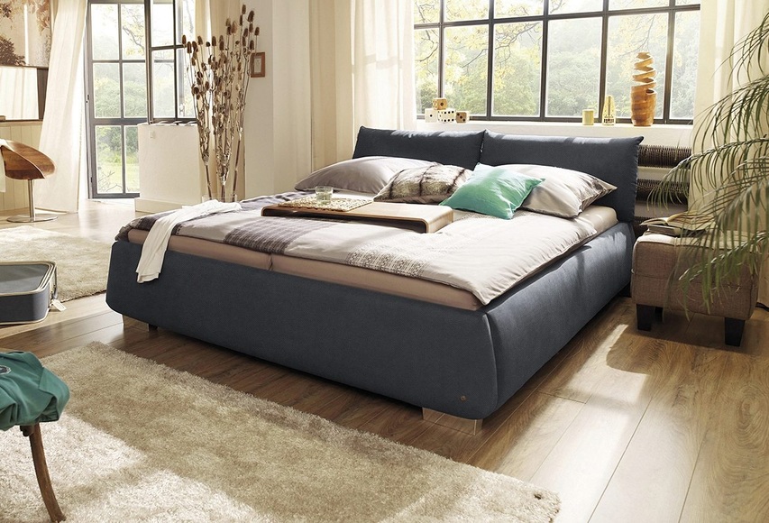 TOM TAILOR Polsterbett »SOFT PILLOW«, mit Kopfteil in Kissenform, wahlweise mit Lattenrost und Matratze