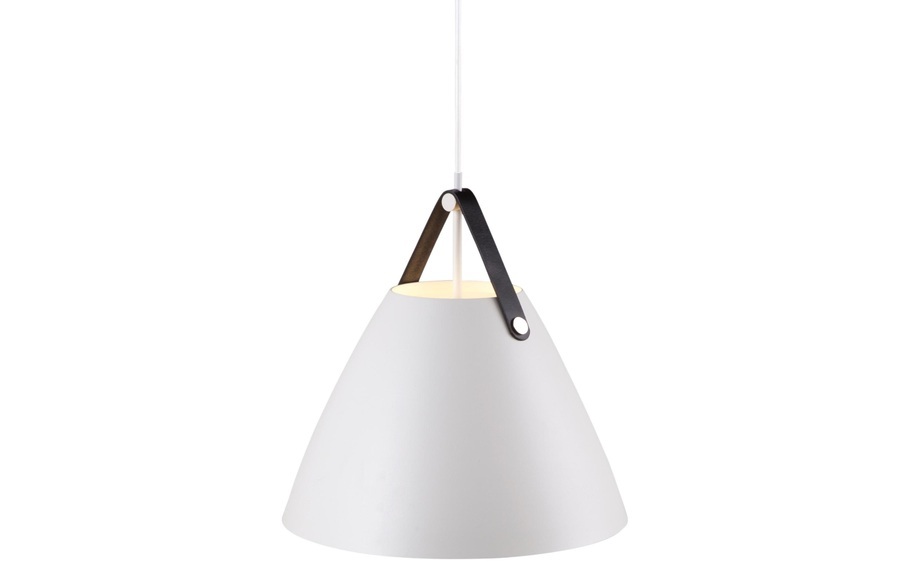 LED-Pendelleuchte Strap 36, weiß
