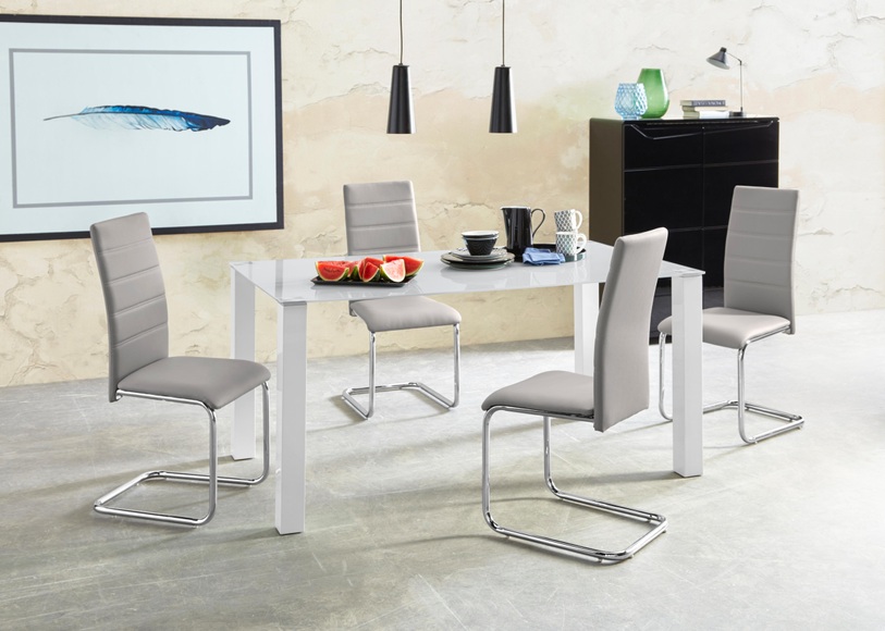 my home Essgruppe, (Set, 5 tlg.), mit Glastisch