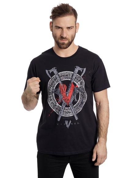 Vikings Odin T-Shirt schwarz