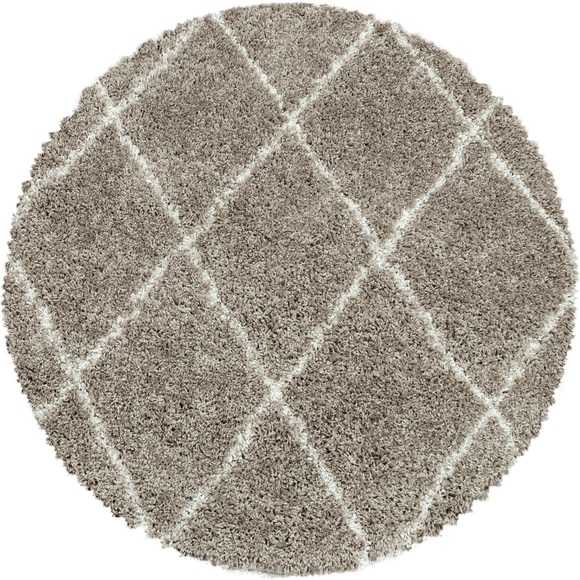 Ayyildiz Teppiche Hochflor-Teppich »ALVOR 3401«, rund, 50 mm Höhe