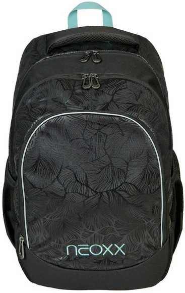 neoxx Schulrucksack »Fly, Queen of the Nite«, Reflektionsnaht, aus recycelten PET-Flaschen