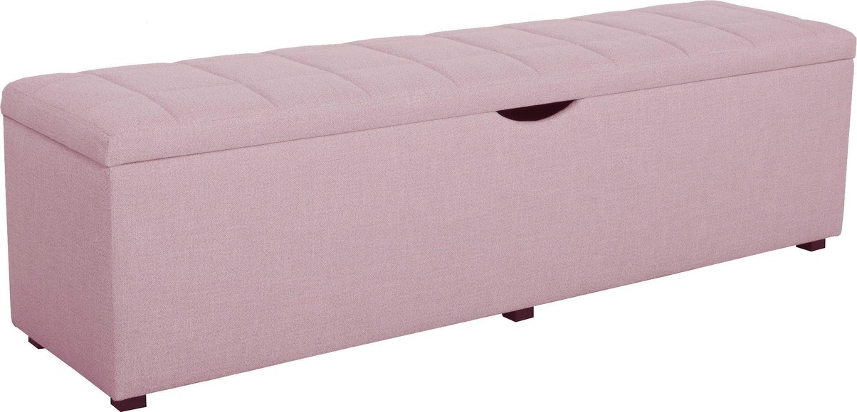 Places of Style Hockerbank »Checked«, mit Stauraum, Breite 120 cm und 160 cm, auch als Garderobenbank oder Bettbank geeignet