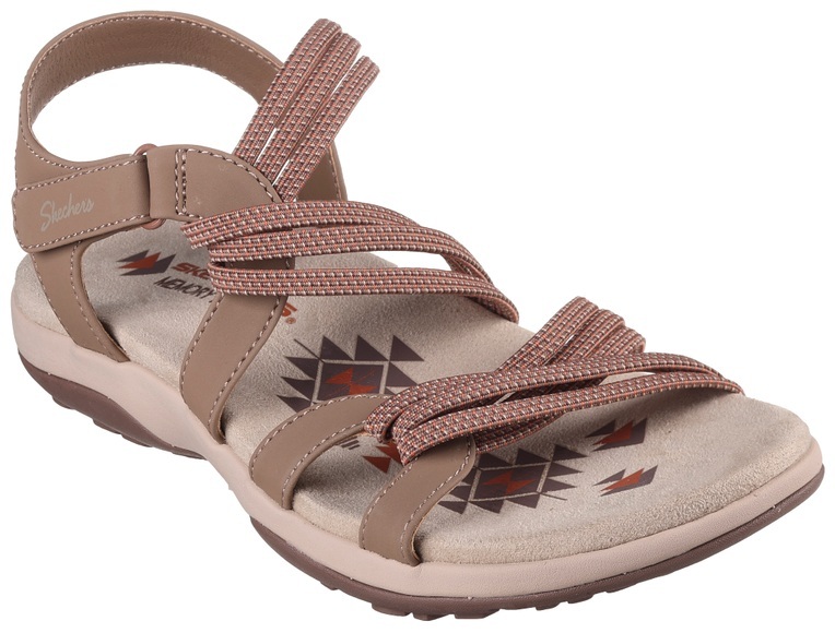 Skechers Riemchensandale »REGGAE SLIM-SUMMER OF FUN«, mit regulierbarem Klettverschluss
