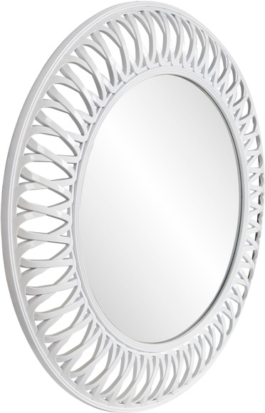 Spiegelprofi GmbH Wandspiegel »FABIENNE rund«, (1 St.), Ø76 cm, Rahmen aus Kunststoff