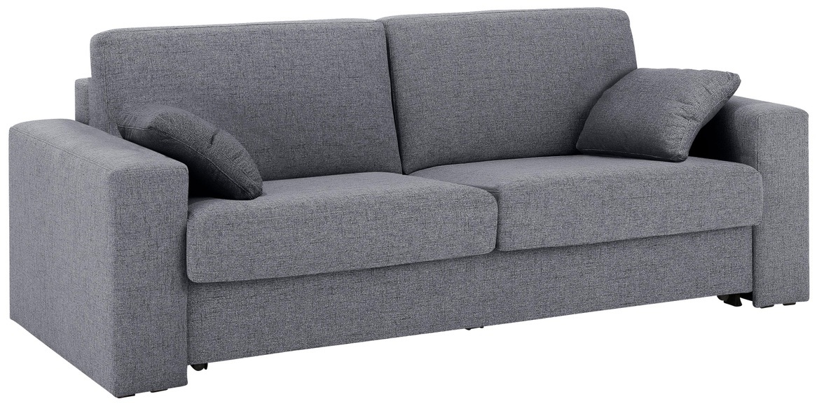 Home affaire Schlafsofa »Roma«, Dauerschlaffunktion, mit Unterfederung, Lattenrost und echter Matratze. Zum Ausfalten in hoher Qualität, in 2 Breiten