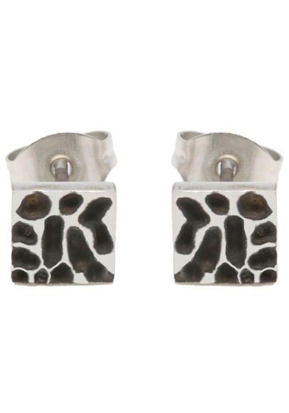 Firetti Paar Ohrstecker »Schmuck Geschenk Ohrschmuck Quadrat Leoprint«, zu Hoodie, Kleid, Shirt, Jeans, Sneaker! Anlass Geburtstag Weihnachten