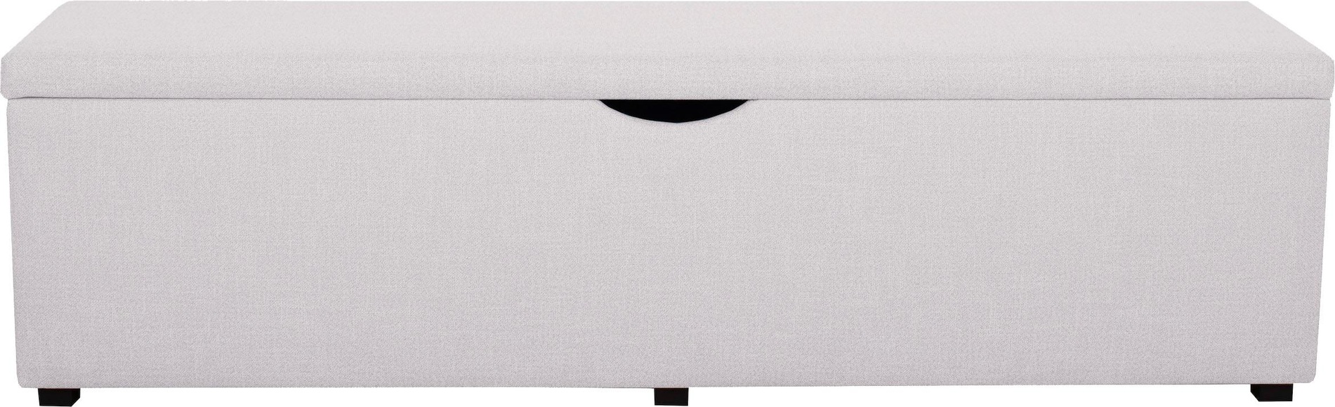 Places of Style Hockerbank »Standard«, mit Stauraum, Breite 120 cm oder 160 cm, auch als Garderobenbank oder Bettbank geeignet
