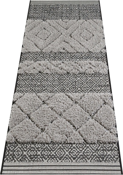 MINT RUGS Läufer »Todra«, rechteckig, 22 mm Höhe, In- und Outdoor geeignet, Sisal-Optik, Hoch-Tief-Struktur, Für Terasse und Balkon, Wohnzimmer