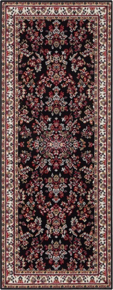 DELAVITA Läufer »Halton«, rechteckig, 8 mm Höhe, Kurzflor Läufer, Vintage Design, Orient Optik, Wohnzimmer, Schlafzimmer, Arbeitszimmer, Robust, Pflegeleicht, Gekettelt