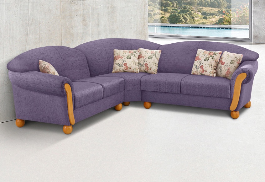 Home affaire Ecksofa »Milano«, gleichschenklig