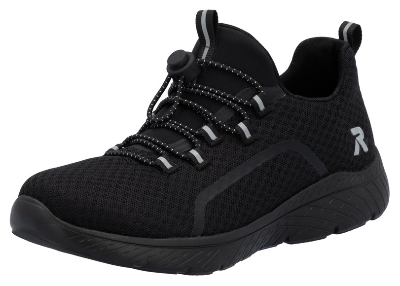 Rieker Damen Slipper Schwarz