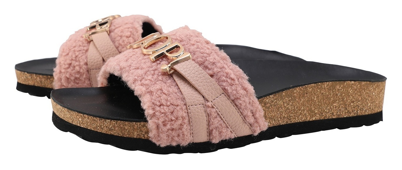 Joop! Pantolette »Peluche Sofi«, mit schöner JOOP!- Schmuckapplikation