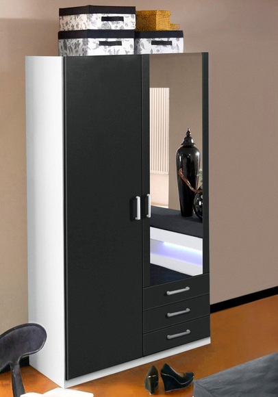 priess Kleiderschrank »Amsterdam«, mit oder ohne LED-Beleuchtung