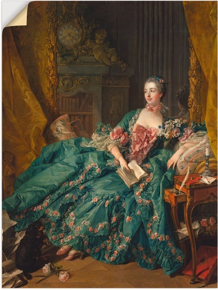 Artland Wandbild »Bildnis der Marquise de Pompadour. 1756«