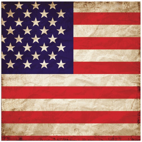 Artland Wandbild »USA Amerikanische Flagge«